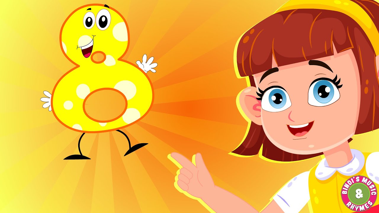 Numbers Song | Number 8 |  Nursery Rhymes for Kids | Bindi's Music & Rhymes