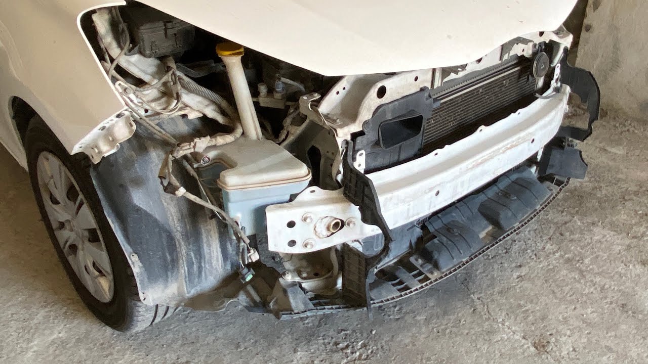Toyota Yaris Ön Tampon Onarımı | Tampon Onarımı Nasıl Yapılır #automobile #car #toyota #toyotayaris