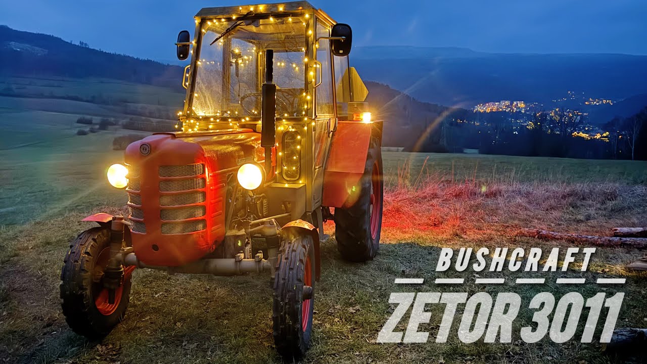 ZETOR 3011 | ASMR Vánoční Bushcraft s traktorem