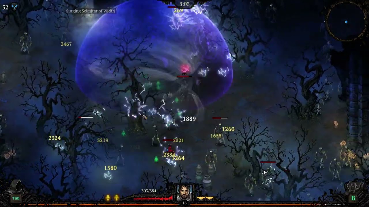 Death Must Die difficulty level 52 Avoron Darkmoor clear - blessed run!