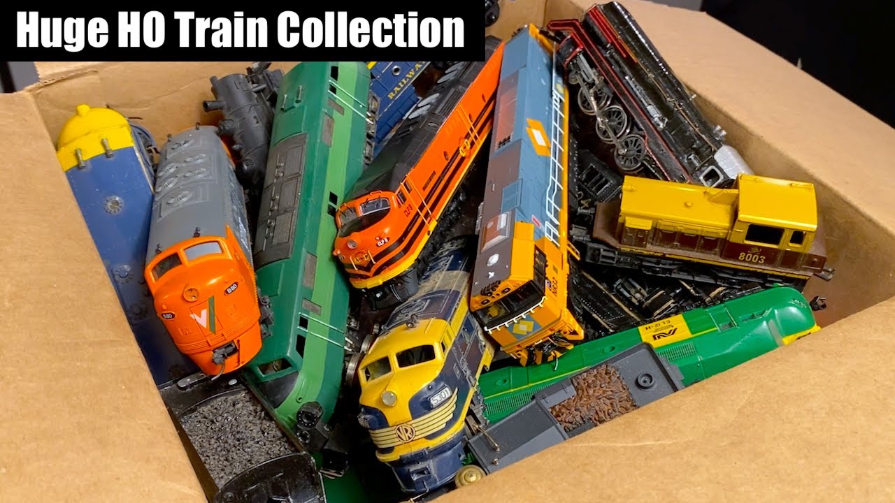 Huge Lot of a HO Train Collection from Australia Unboxing - Will Any Work?