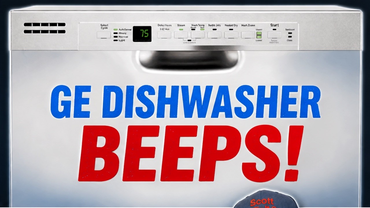✨ GE DISHWASHER-3 BEEPS - WON’T START - Easy DIY Fix ✨