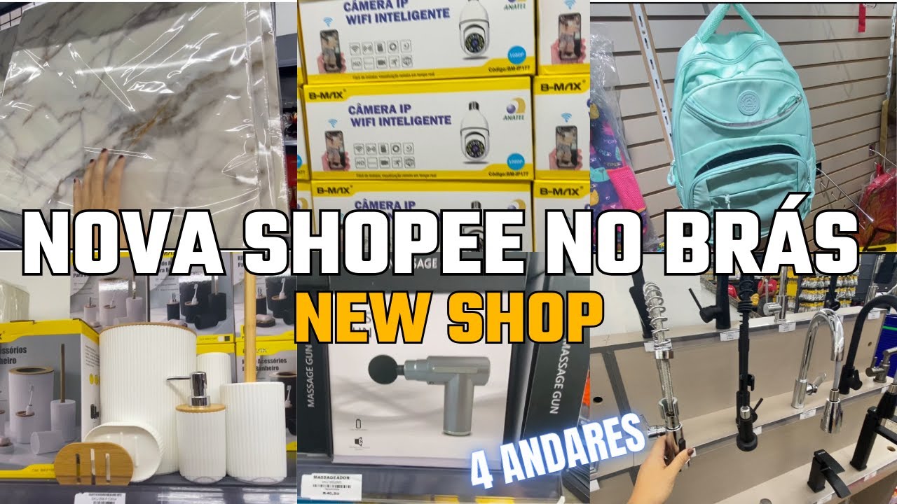 NEW SHOP BRÁS - Melhor que o BUSCA BUSCA e a Shopee? Vale a pena? Contei tudo!
