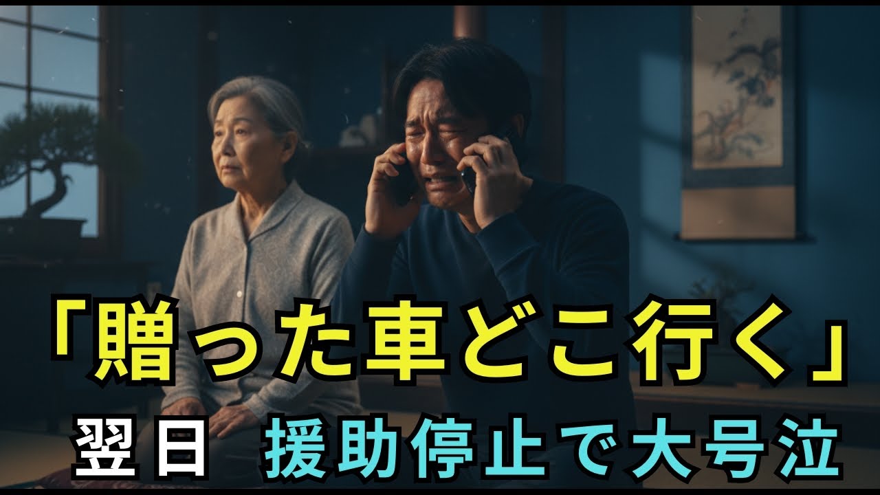 「私達が誕生日に贈ったセダンは？」タクシーで帰省した息子。「義母にあげたよ」と笑う息子に、私は即援助停止すると→翌日、息子は大号泣で…【シニアライフ】【60代以上の方へ】