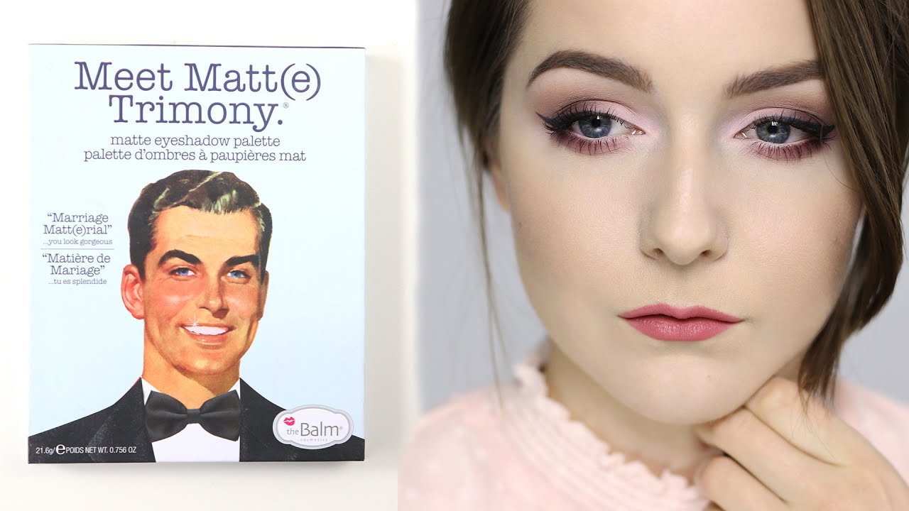 Makijaż dzienny paletą TheBalm Meet Matt(e) Trimony