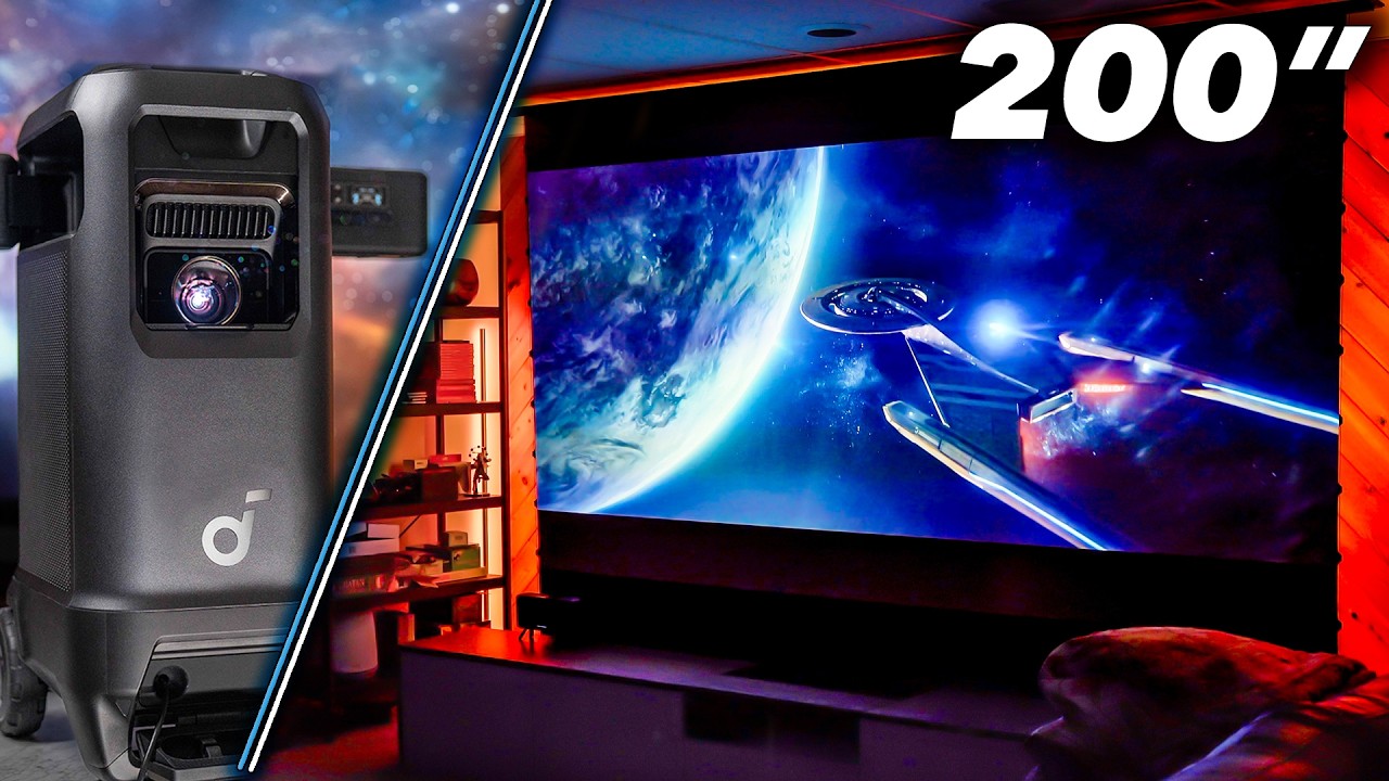 Ультрапортативная 200-дюймовая система для кинотеатров и игр! Soundcore Nebula X1 Pro