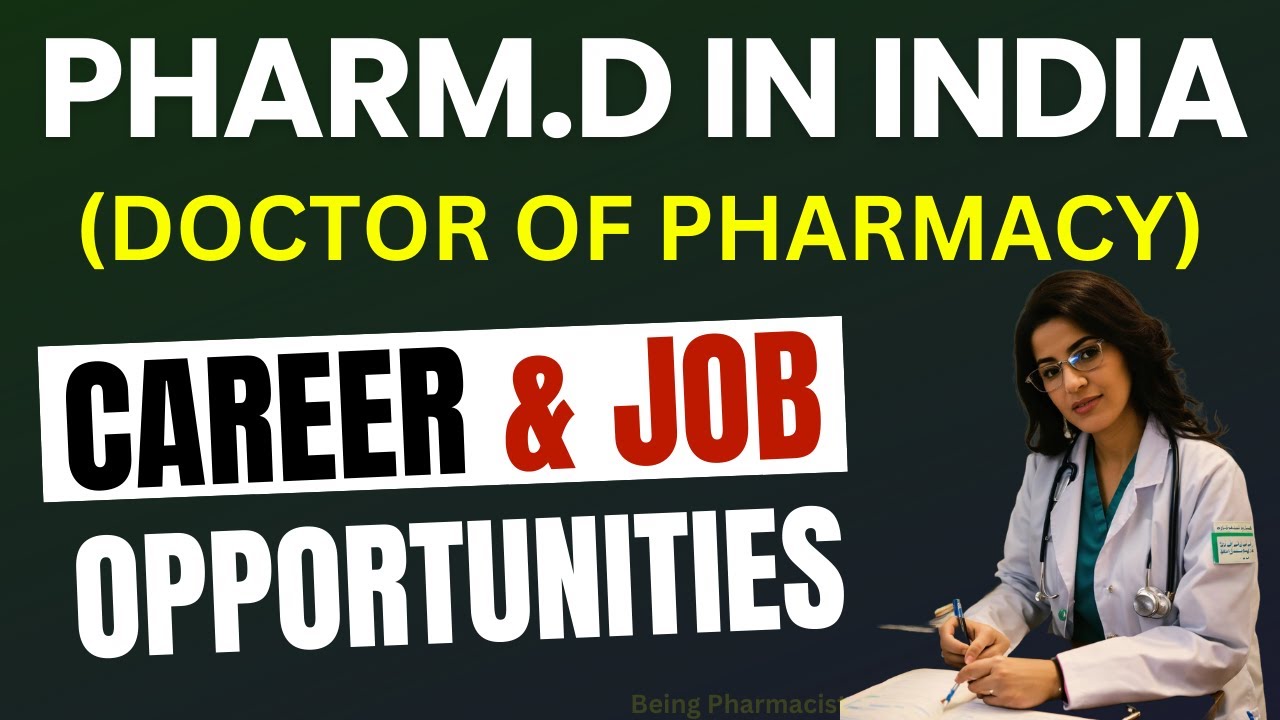 PHARM.D Career & Job Options in India | Doctor Of Pharmacy | Become a Clinical Pharmacist