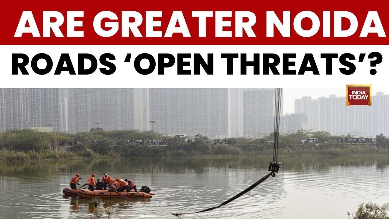 Noida Drain Horror | Greater Noida&rsquo;s Open Drains Turn Death Traps After Techie&rsquo;s Drowning