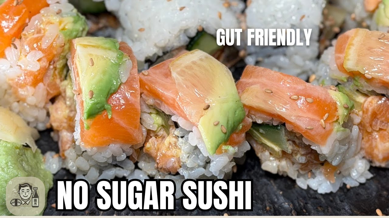 How to Make Healthy Sushi WITHOUT Sugar | Gut-Friendly Recipe