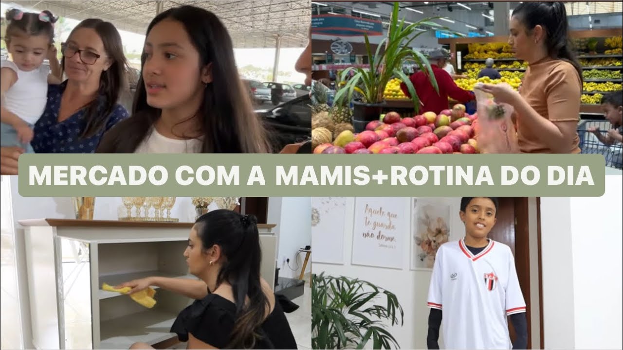 Feira da semana com Mamis,almoçamos fora,limpeza e organização do buffet+ele vai viajar| LAÍS VELOSO
