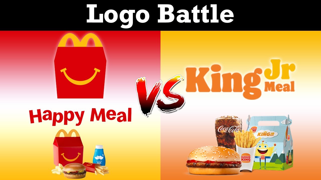 McDonald's Happy Meal VS King Jr Meal - Logo Battle