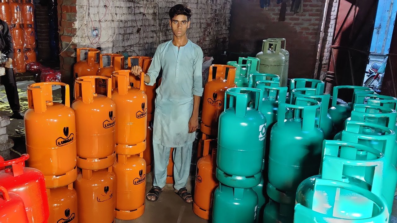 Incredible Manufacturing Process of LPG Gas Cylinder | Factory Making
