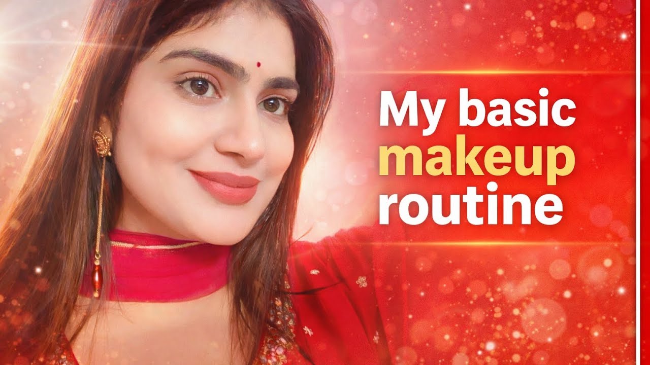 My Basic Makeup Routine 😍❤️ || Hellops8 