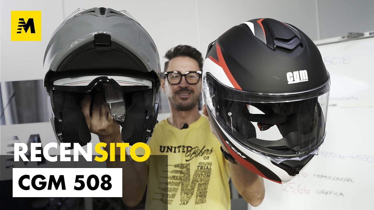 CGM 508. Un  casco modulare con un centinaio di euro! Ha anche la doppia omologazione