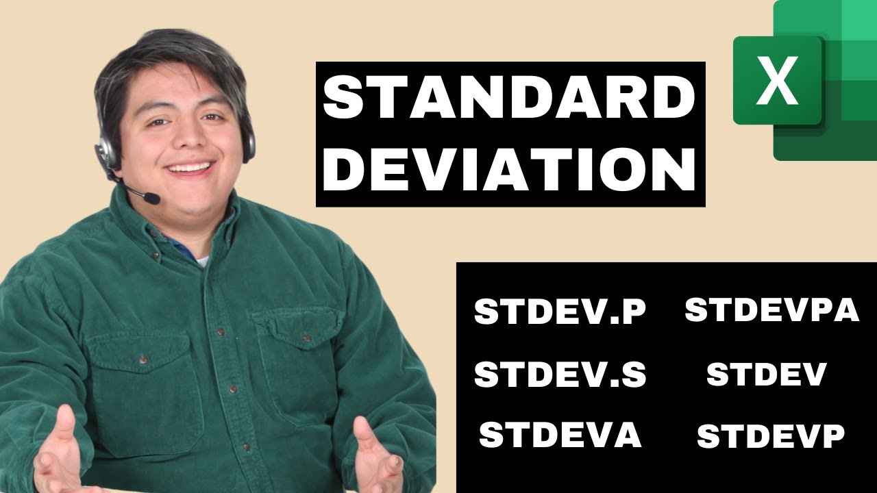 How to Calculate Standard Deviation in Excel