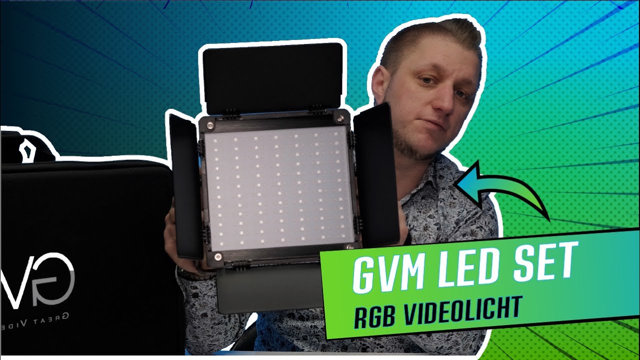GVM RGB LED Videoset Test Review [4K] LED 800D mit App Steuerung