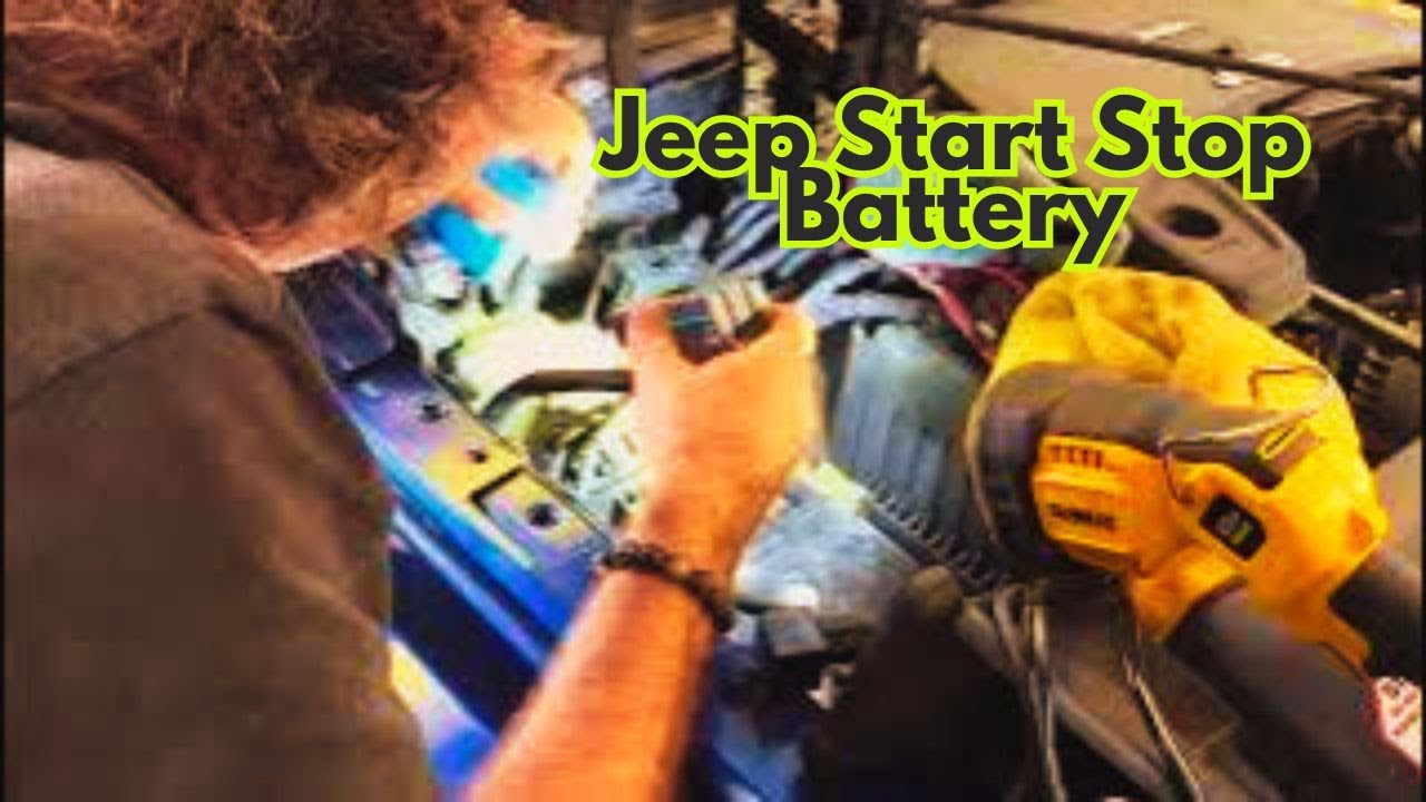 How to change Jeep JL Start Stop battery or auxiliary battery @OGDIY-itseasy 