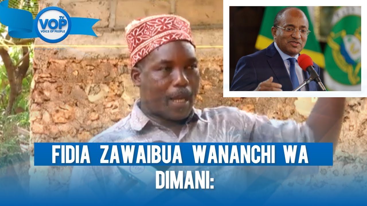 FIDIA ZAWAIBUA WANANCHI WA DIMANI.