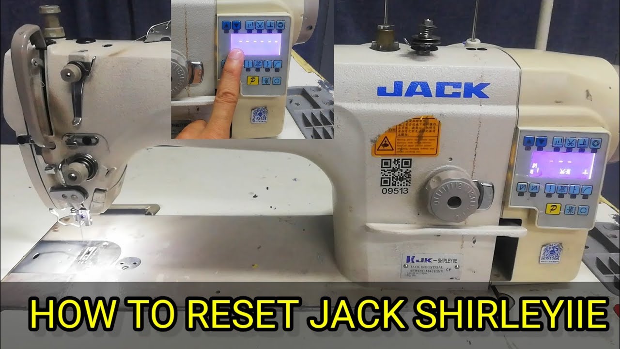 How to reset jack Shirleyiie shirley iie sewing machine in urdu & hindi by gm electronics tech