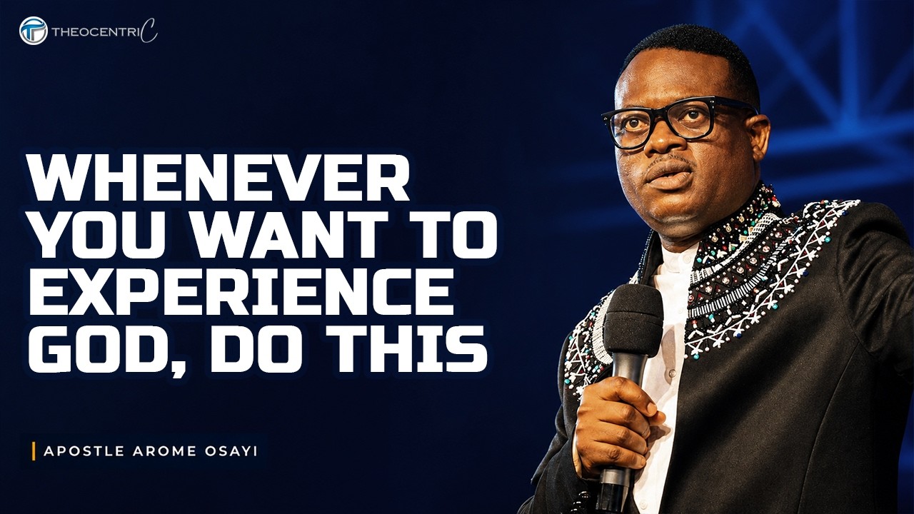 WHENEVER GOD WANTS A MAN TO WALK WITH HIM HE REVEALS THIS SECRET TO HIM || APOSTLE AROME OSAYI