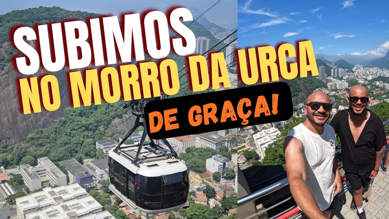 SUBIMOS O MORRO DA URCA DE GRAÇA!  COMO É  A TRILHA DO BONDINHO DO PÃO DE AÇÚCAR!