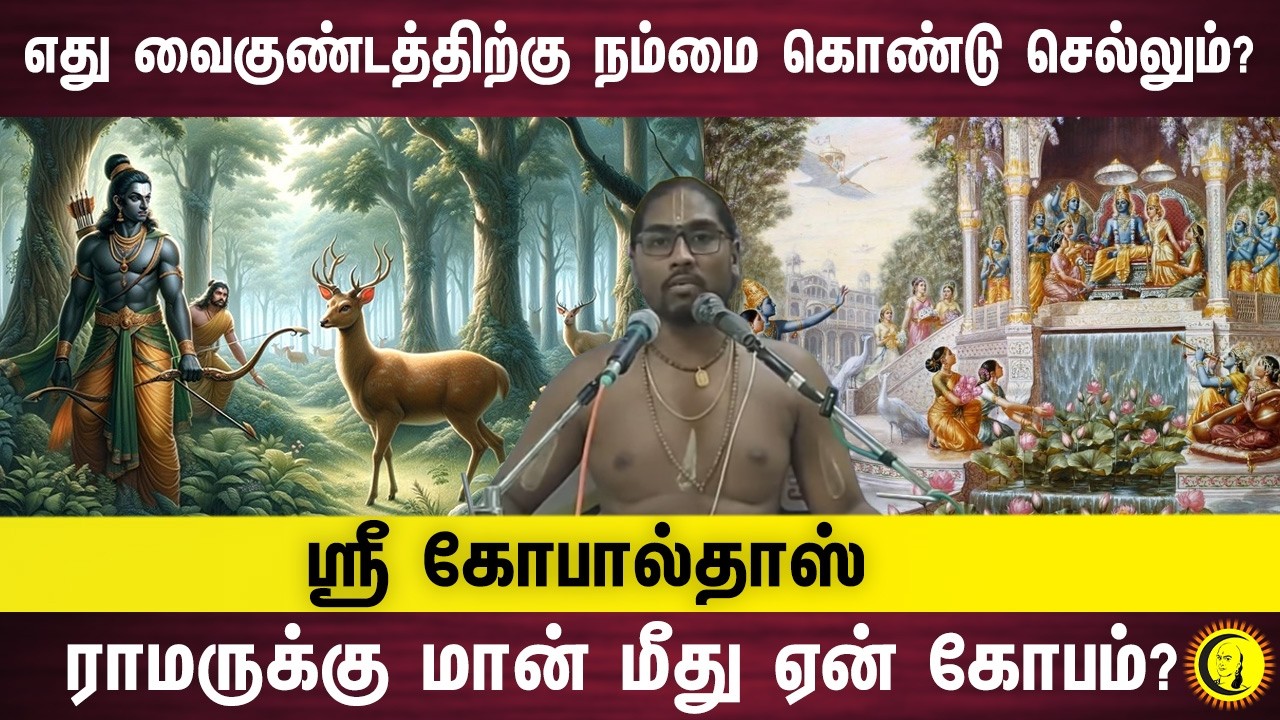 எது வைகுண்டத்திற்கு நம்மை கொண்டு செல்லும்?   ராமருக்கு மான் மீது ஏன் கோபம்?