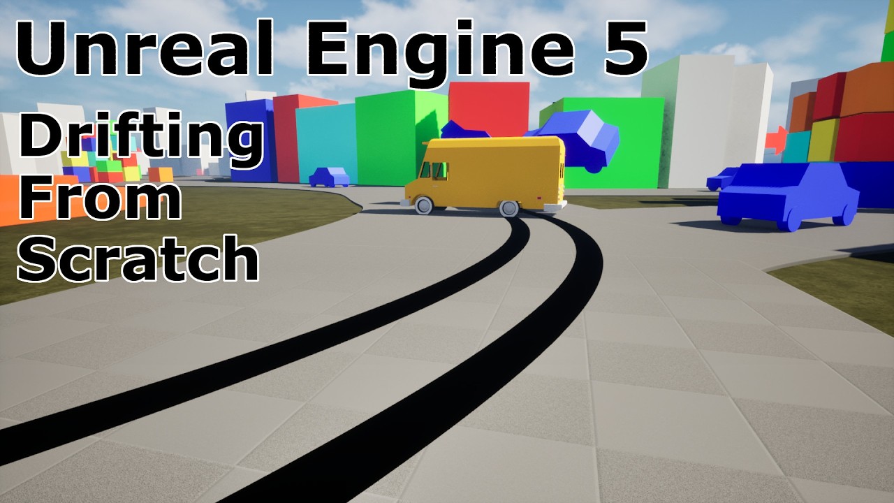 Unreal Engine 5 Tutorial | Chaos Vehicle Drifting Built From Scratch