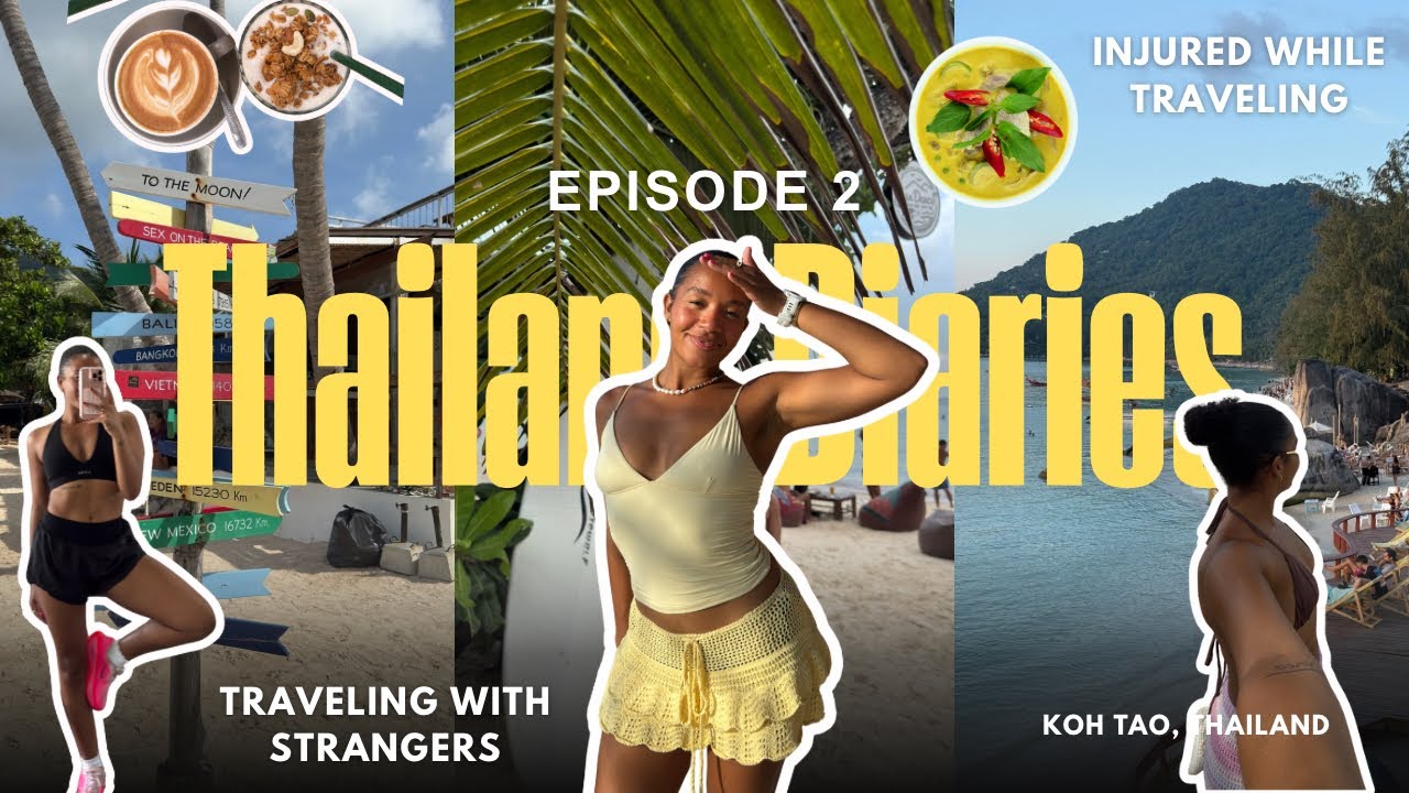 The Thailand Diaries Ep. 2 | Sleeper Train to Koh Tao, Meeting the Group & Island Life 🥥