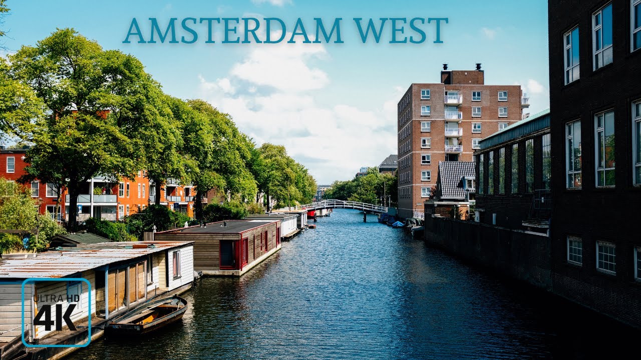 4K Bicycle Tour to Amsterdam West - 2022