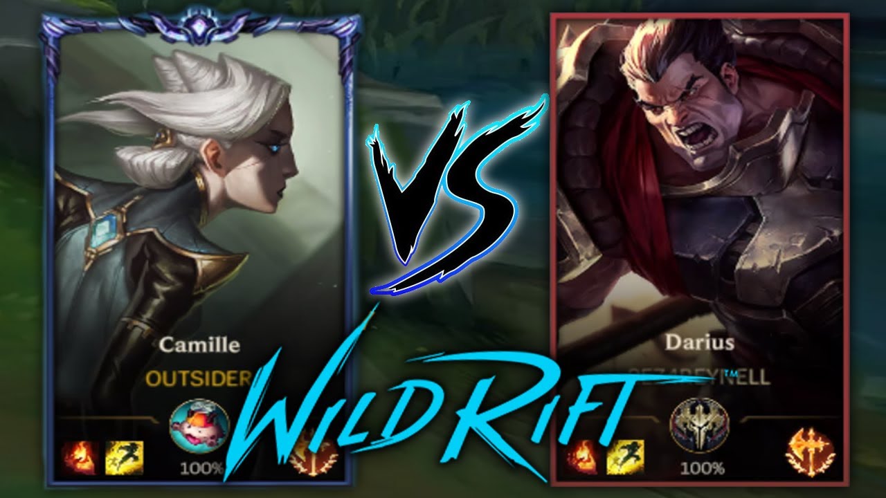 CAMILLE vs. DARIUS | (Quadrakill) Diamond Rank Game - Wild Rift OUTSIDER