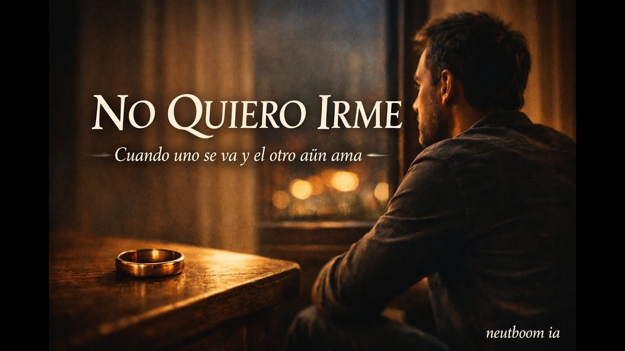 No quiero irme – Canción romántica sobre el divorcio y el amor que no se rinde
