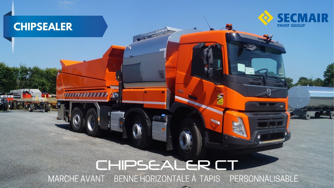Départ CHIPSEALER CT Secmair vers l'Essonne