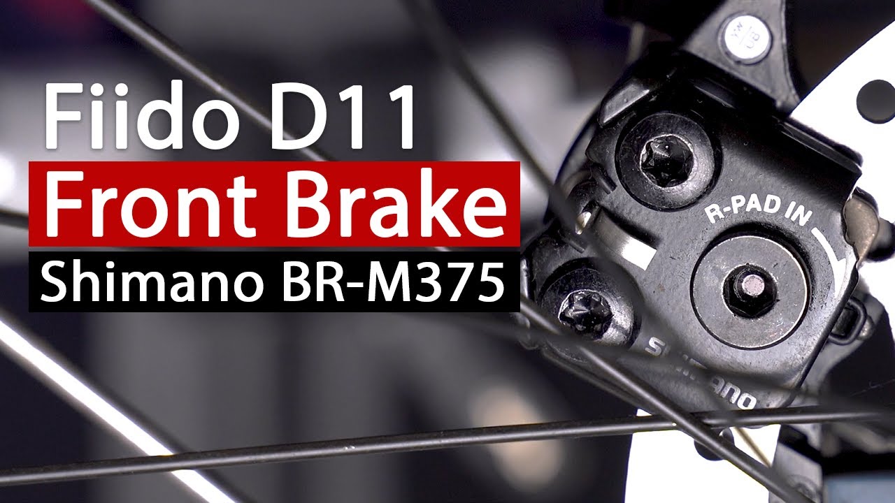 Fiido D11 - Easy! Front Brake upgrade - Shimano BR-M375