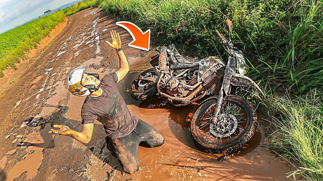O DIA QUE EU MAIS CAI DE XT660 NA MINHA VIDA !