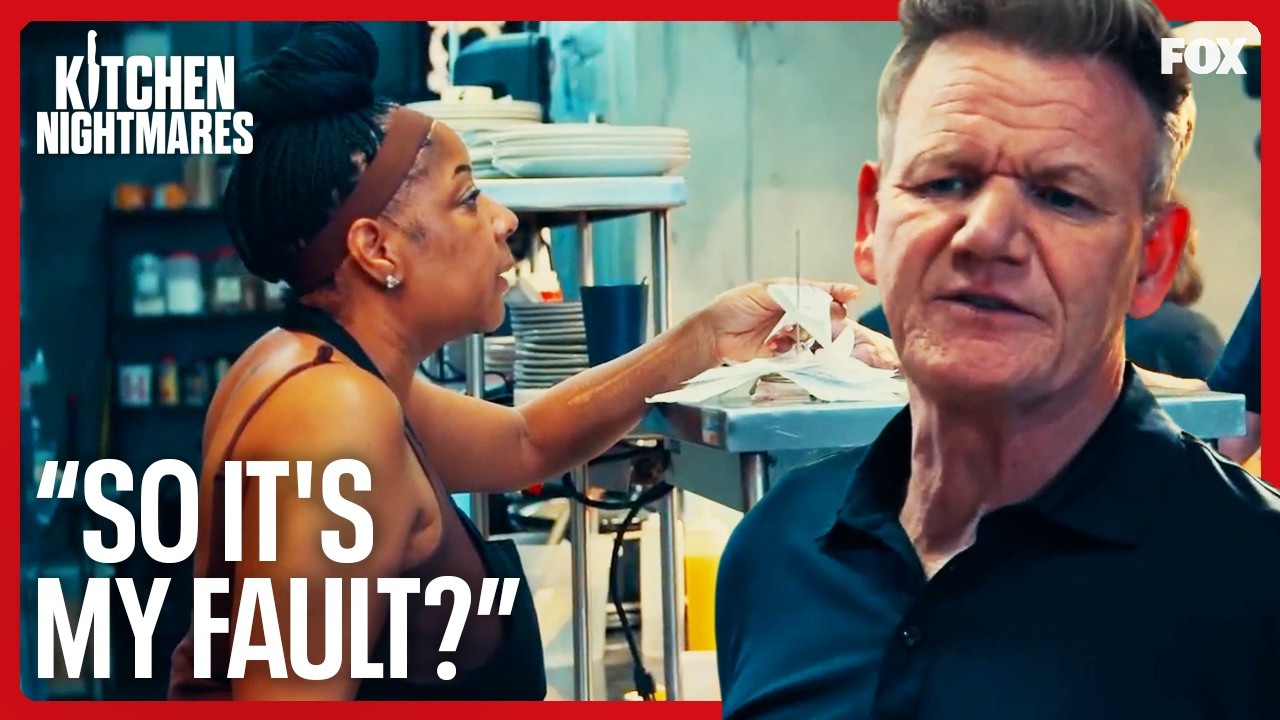 Owner Blames Gordon&rsquo;s Presence for Service Going Wrong | Kitchen Nightmares
