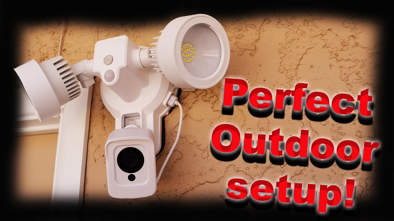 Wyze Cam Outdoor Light Fixture With USB Port - Wasserstein 4-in-1 Floodlight - Wyze Cam Outside