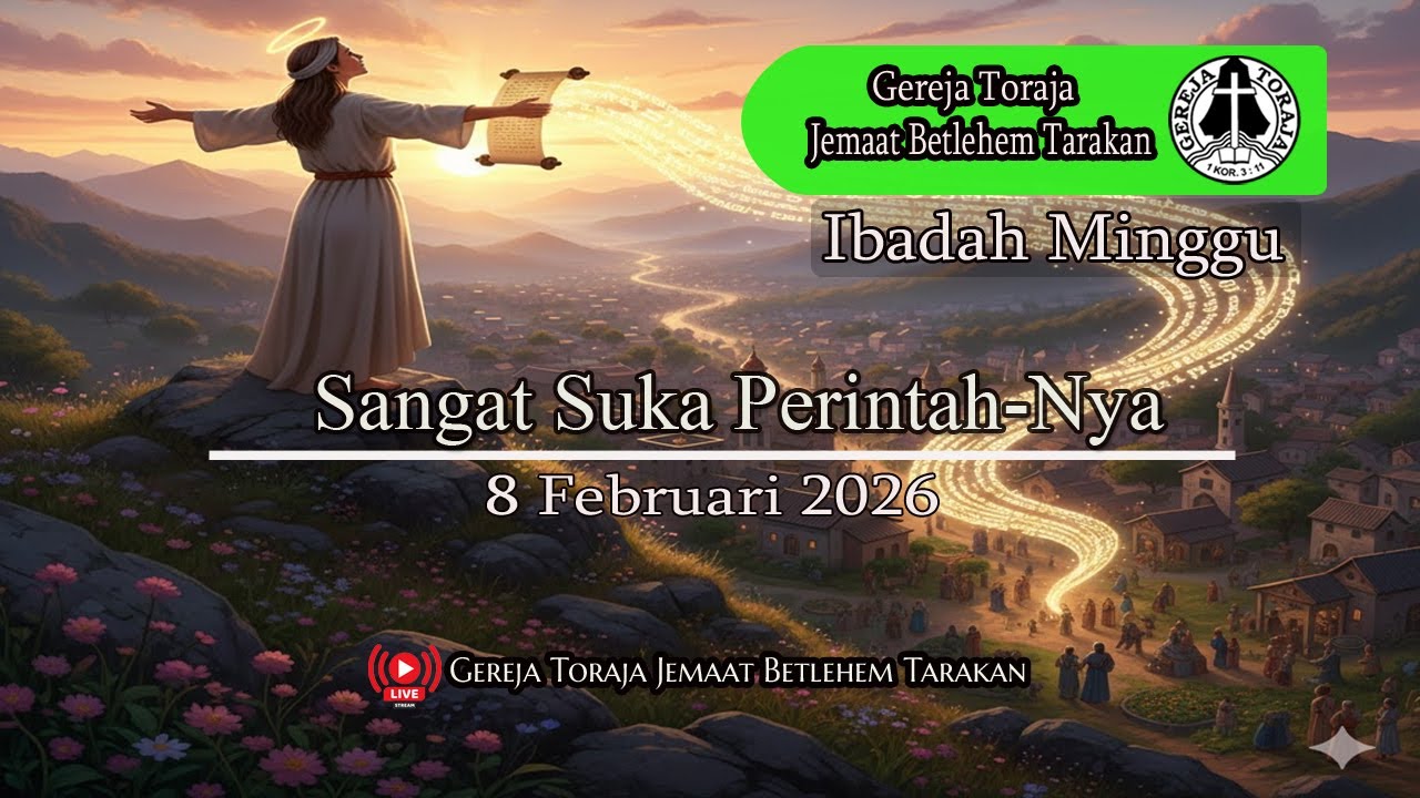 🔴[LIVE]  Ibadah Hari Minggu Gereja Toraja Jemaat Betlehem Tarakan | 8 Februari 2026 | pk.06.00