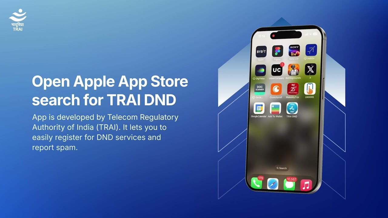 How to Use the TRAI DND App on iOS | Download, Install & Login | TRAI Official Guide