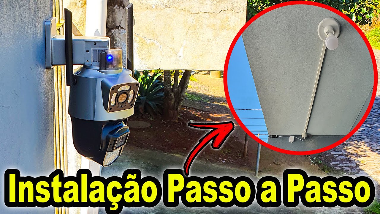 Como Instalar C&acirc;mera de Seguran&ccedil;a WiFi Passo a Passo