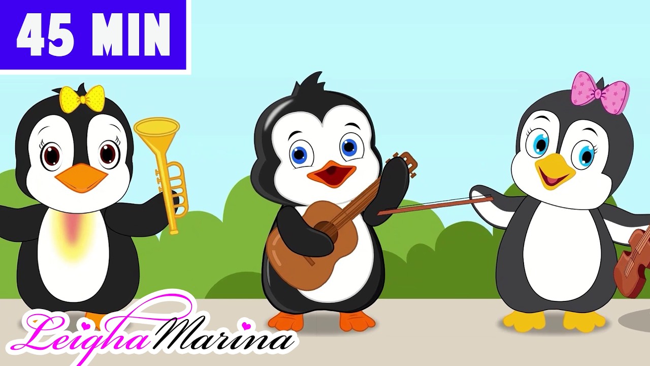 Adorable Penguins Singing The Hottest Nursery Rhymes - Leigha Marina