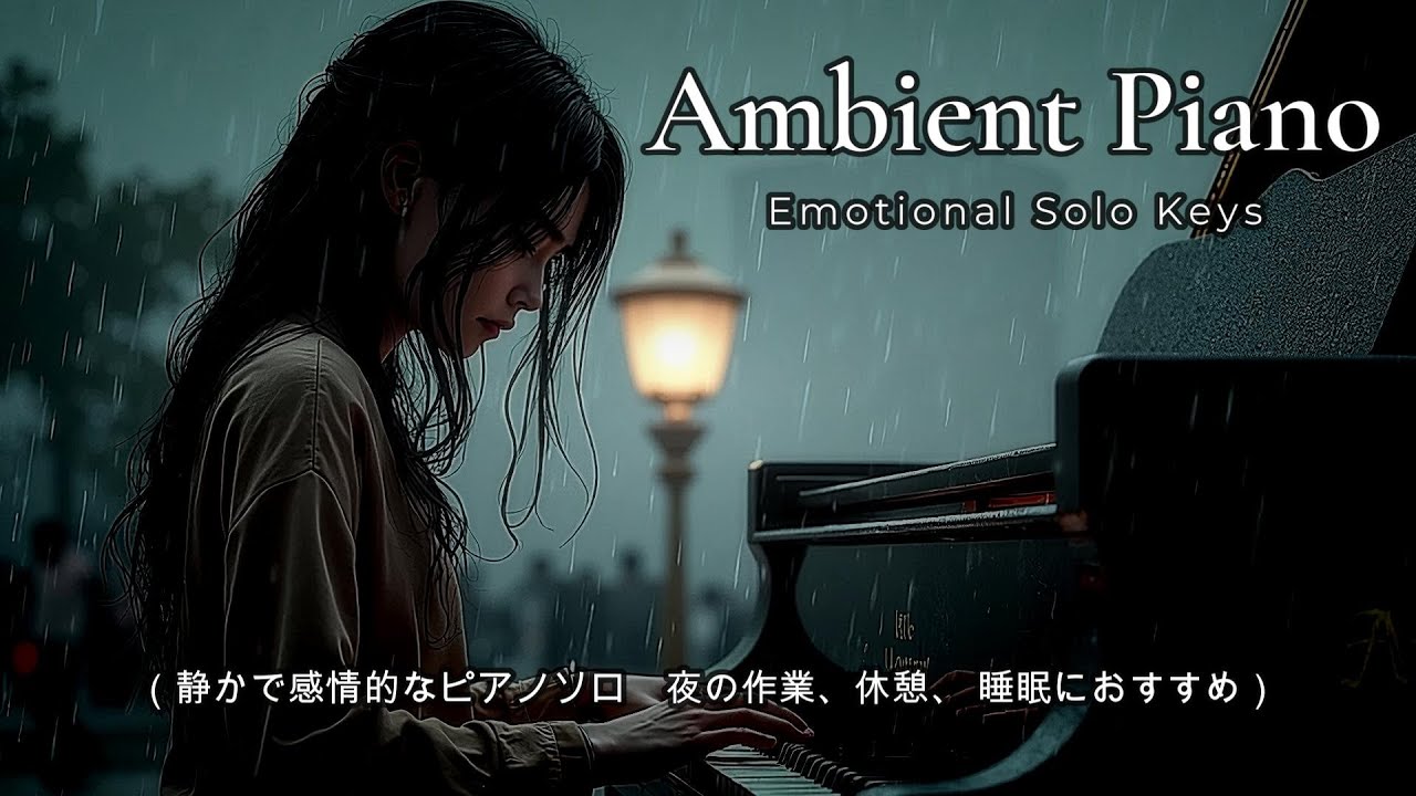 Ambient Piano – Emotional Solo Keys｜感情的なピアノソロ｜夜の作業・休憩・睡眠用BGM