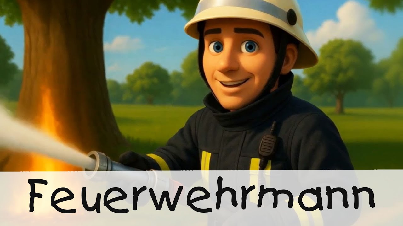 Feuerwehrmann || KINDERLIEDER 3D