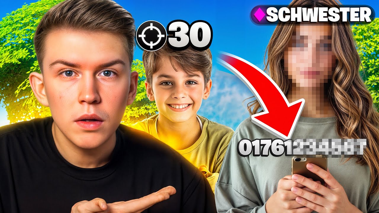 30 KILLS = HANDYNUMMER VON SCHWESTER 😂 | Random Duos