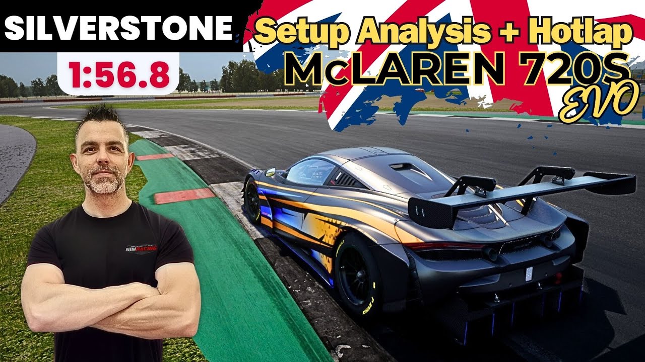 ACC: Analisi Setup Silverstone - McLaren 720S GT3 Evo [1:56:8] | Massimo Zecchinelli