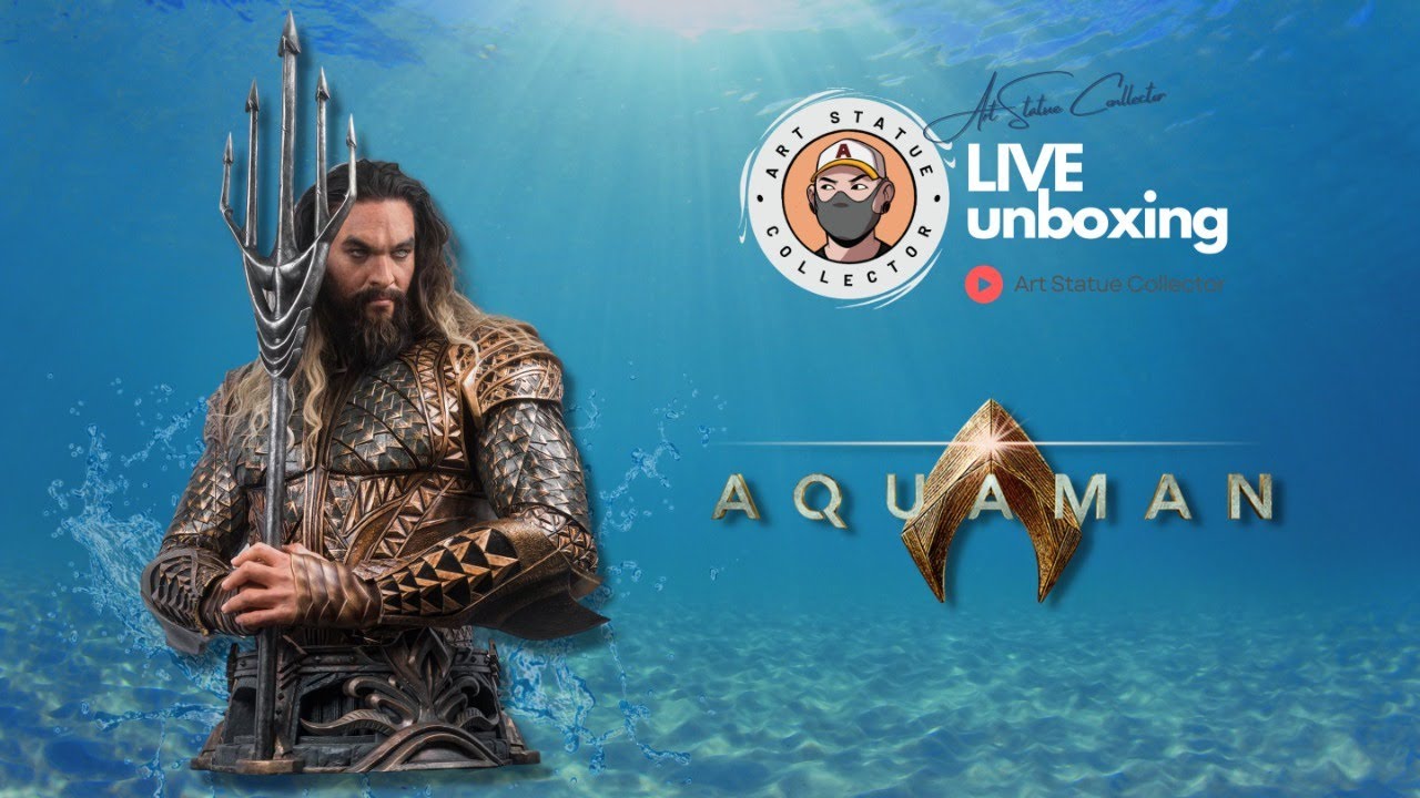 Aquaman Life Size Bust [Live Unboxing] | Infinity Studio