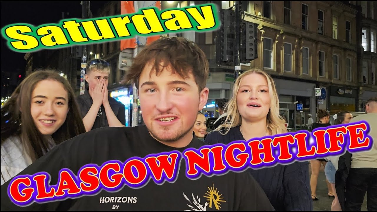 GLASGOW Saturday Nightlife | Catching even more BUZZ around Central Station | Scotland Cityscapes