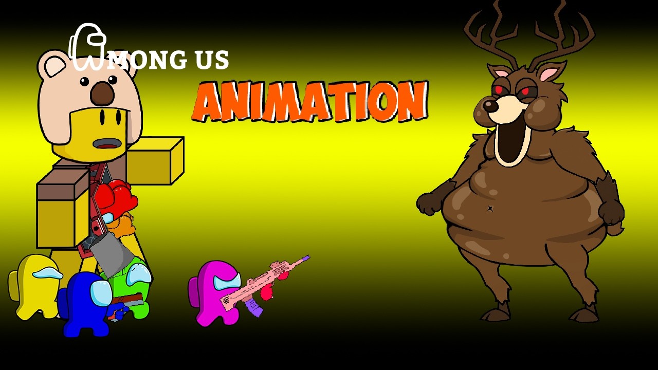 [어몽어스 Among Us] Survivals in 99 Night Roblox in the Forest | AMONG US FUNNY ANIMATION