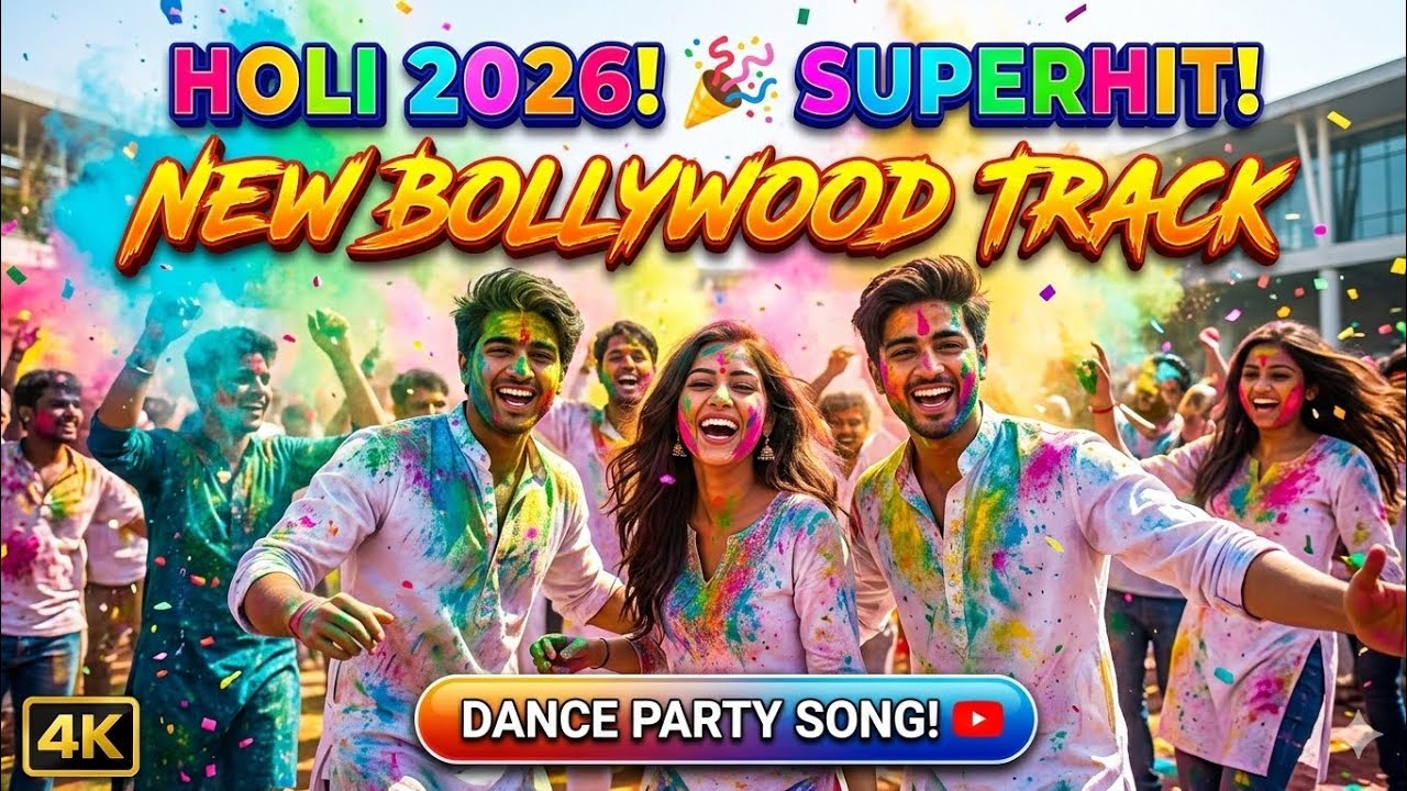 HOLI 2026: Official Dance Anthem 🌈 | New Bollywood Holi Song | High Energy Party Track