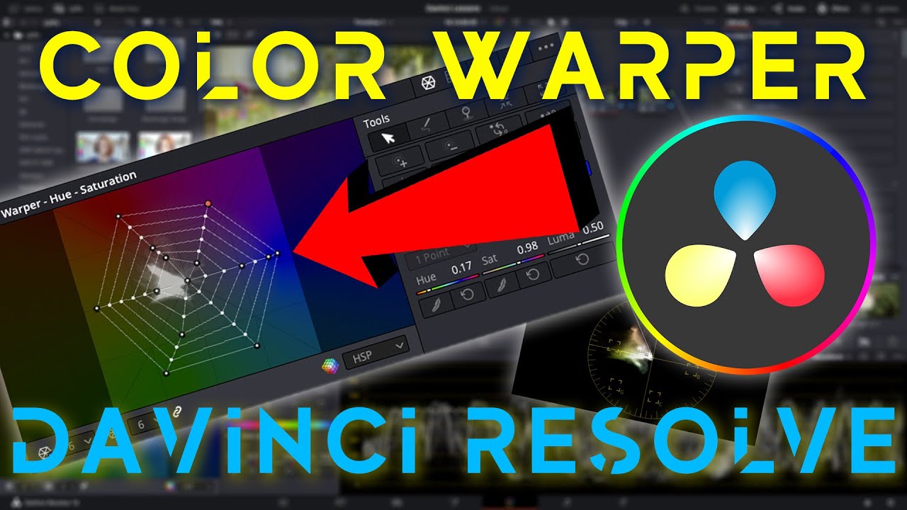 Цветокор в один клик. Color Warper в Davinci Resolve