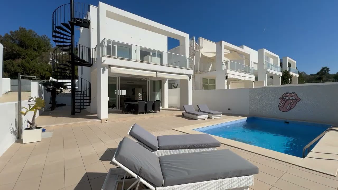 Sea View Villa with Pool in Cala Vadella, Ibiza